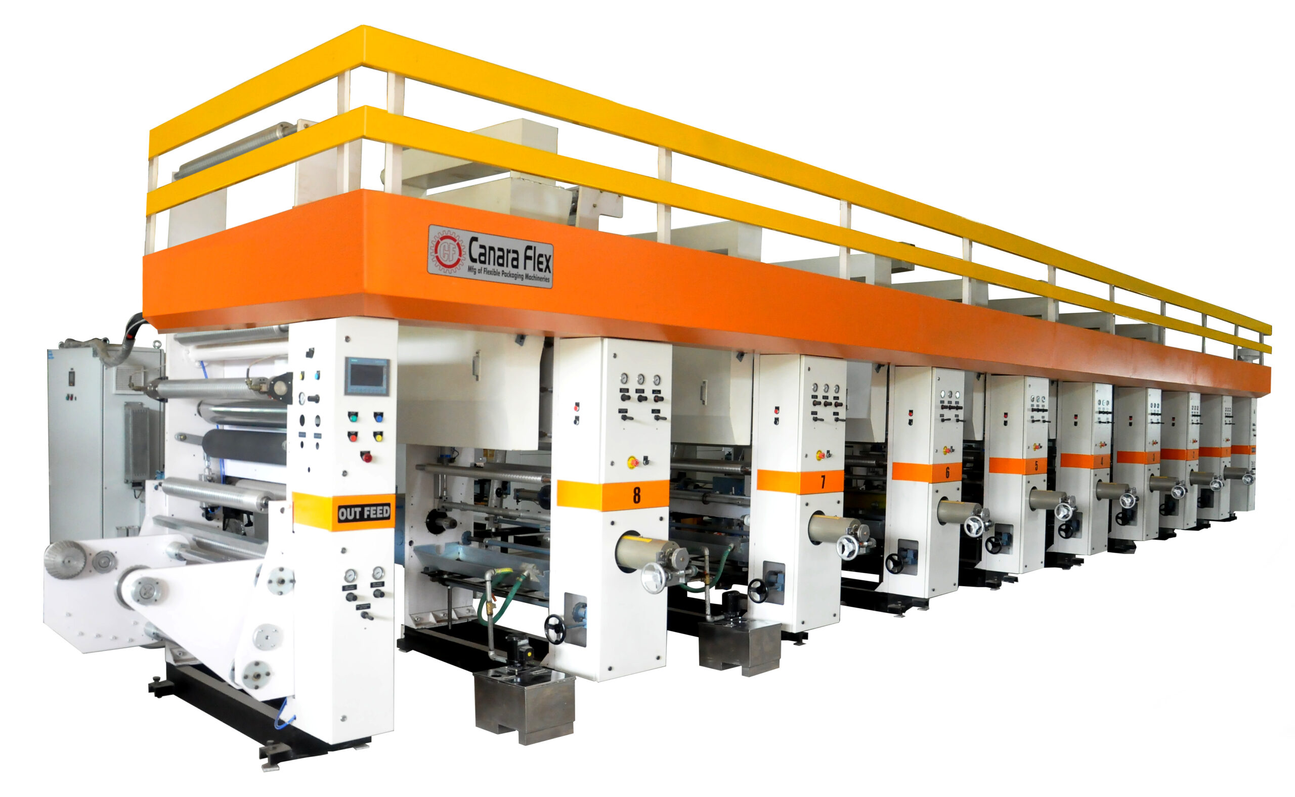 8 Colour with ARC Rotogravure Printing Machines